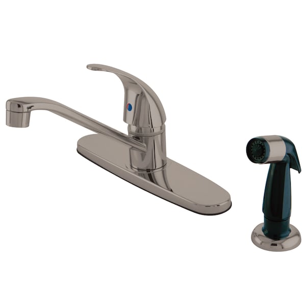 Legacy Centerset Kitchen Faucet, Brushed Nickel
